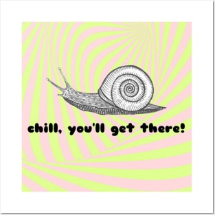 Chill snail Posters and Art